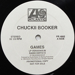 Chuckii Booker : Games (12", Single, Promo)