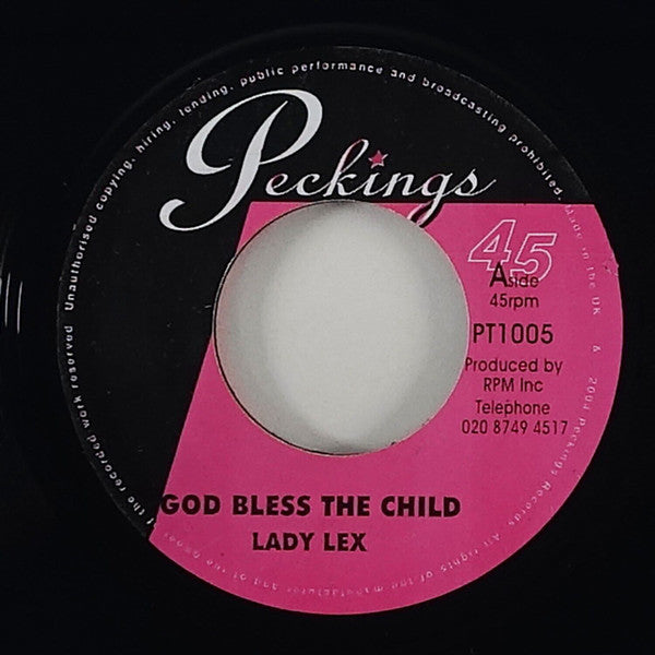 Lady Lex / Richie Davis : God Bless The Child / Its True (7", Single)