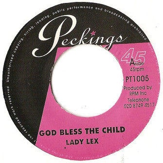 Lady Lex / Richie Davis : God Bless The Child / Its True (7", Single)