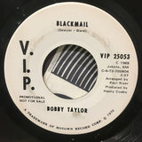 Bobby Taylor : Blackmail (7", Single, Promo)