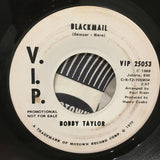 Bobby Taylor : Blackmail (7", Single, Promo)