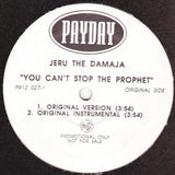Jeru The Damaja : You Can't Stop The Prophet (12", Promo)