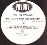 Jeru The Damaja : You Can't Stop The Prophet (12", Promo)