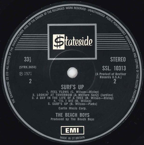 The Beach Boys : Surf's Up (LP, Album, One)
