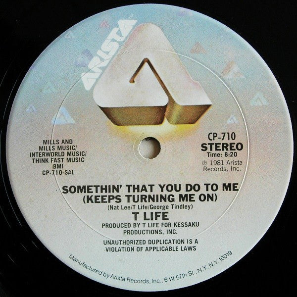 Theodore Life : Somethin' That You Do To Me (Keeps Turning Me On) (12", Pit)