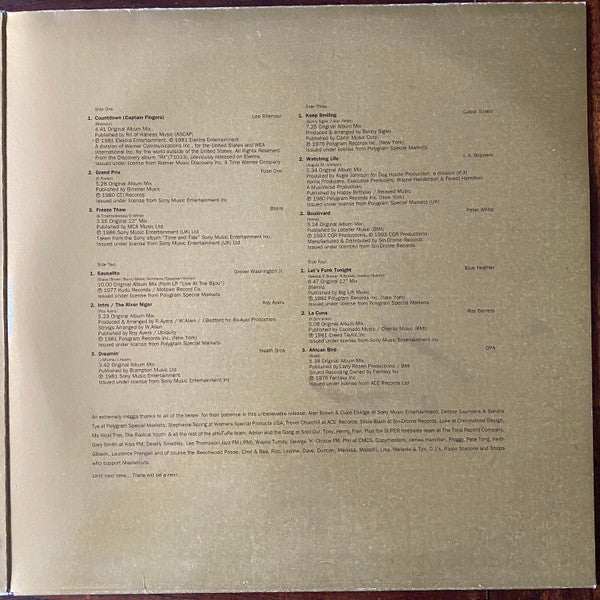 Various : Classic Jazz-Funk Mastercuts Volume 5 (2xLP, Comp)
