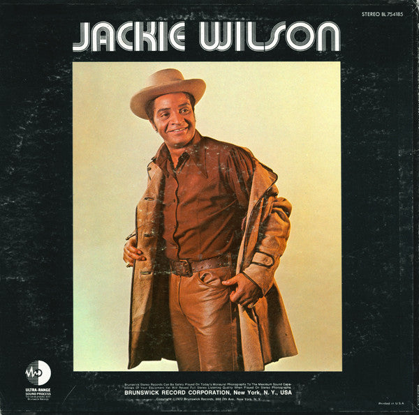 Jackie Wilson : Jackie Wilson's Greatest Hits (LP, Comp)