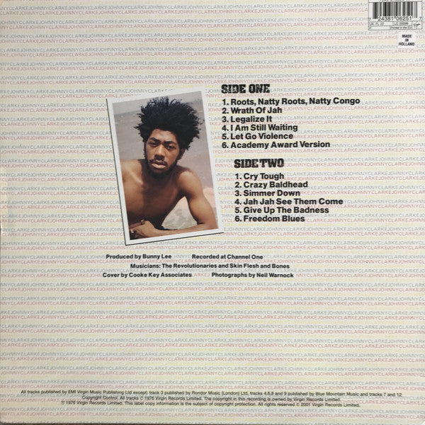 Johnny Clarke : Authorized Version (LP, Album, RE)