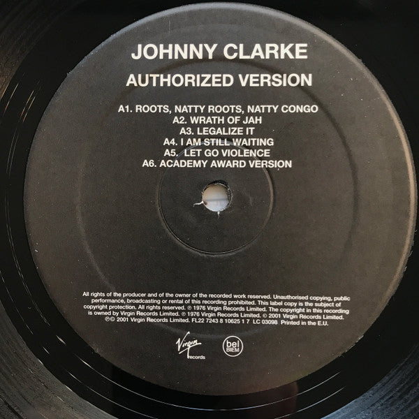 Johnny Clarke : Authorized Version (LP, Album, RE)