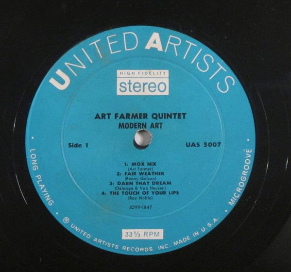 Art Farmer : Modern Art (LP, Album)