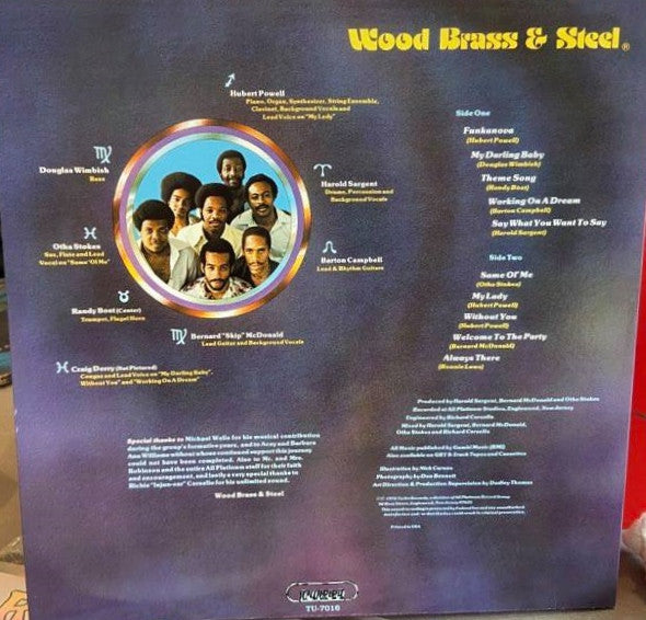 Wood, Brass & Steel : Wood, Brass & Steel (LP, Album, RE)