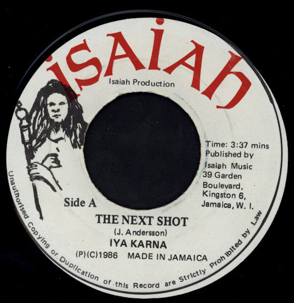Iya Karna : The Next Shot (7")