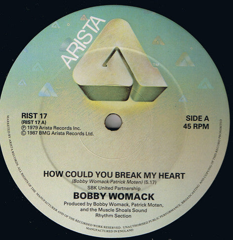 Bobby Womack : How Could You Break My Heart (12")