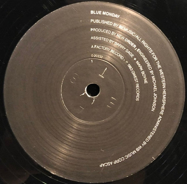 New Order : Blue Monday (12", Single, RE)