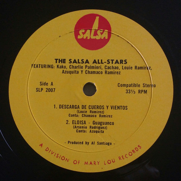 The Salsa All Stars : The Salsa All Stars (LP, Album)
