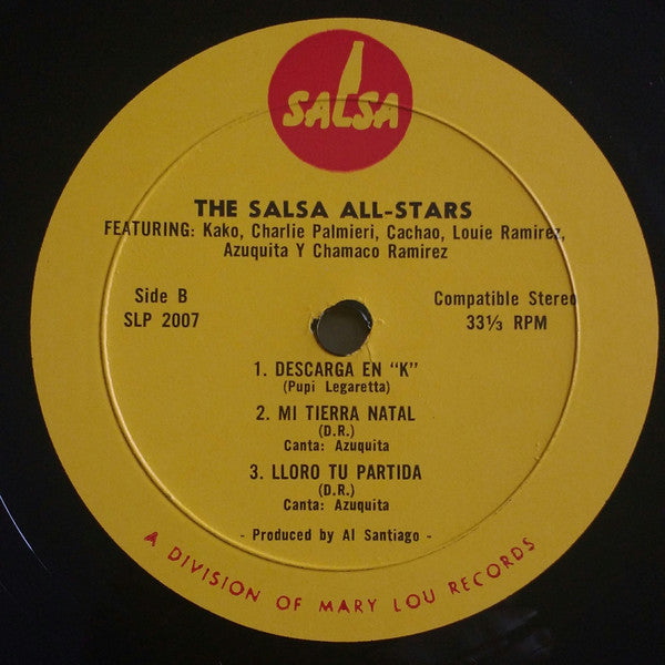The Salsa All Stars : The Salsa All Stars (LP, Album)