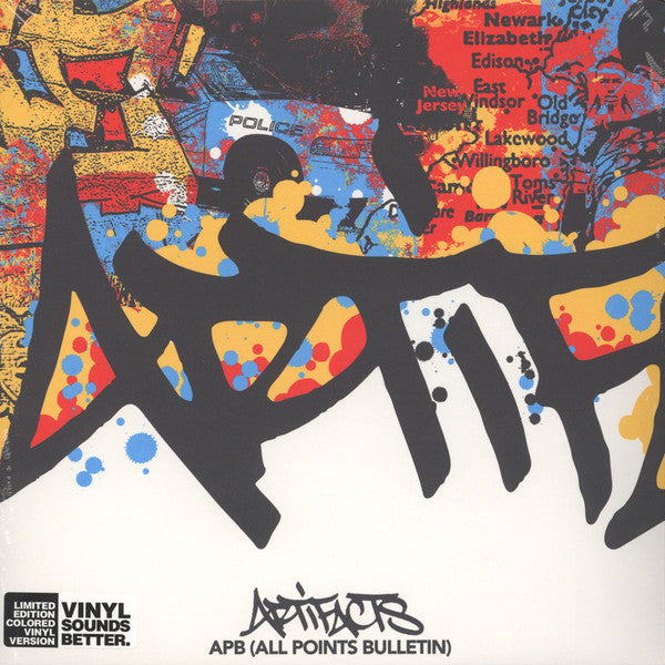The Artifacts* : APB (All Points Bulletin) (10", Maxi, Whi)