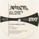 The Artifacts* : APB (All Points Bulletin) (10", Maxi, Whi)