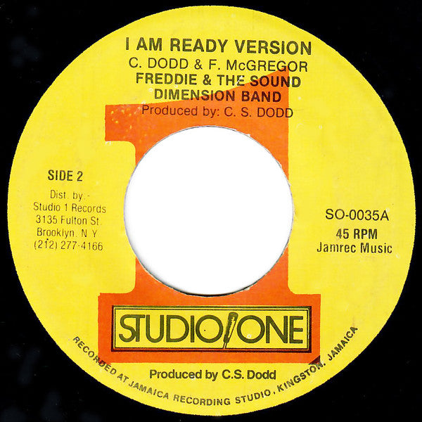 Freddy McGregor* : When I Am Ready (7")