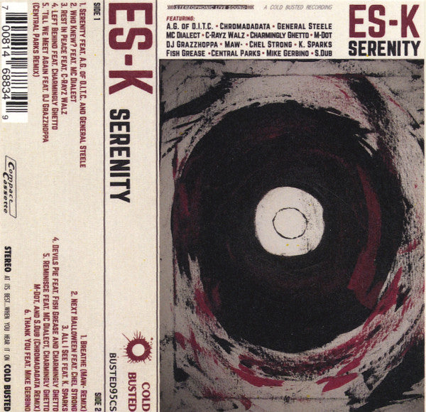 Es-K : Serenity (Cass, Album, Ltd)