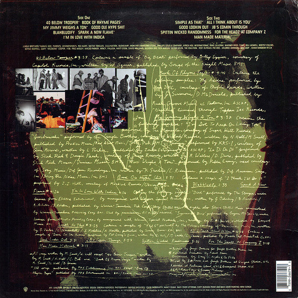 Jungle Brothers : J. Beez Wit The Remedy (LP, Album)