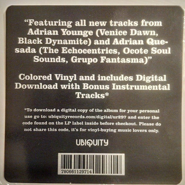 Adrian Younge vs Adrian Quesada : Adrian Younge Vs Adrian Quesada (12", EP, Pur)