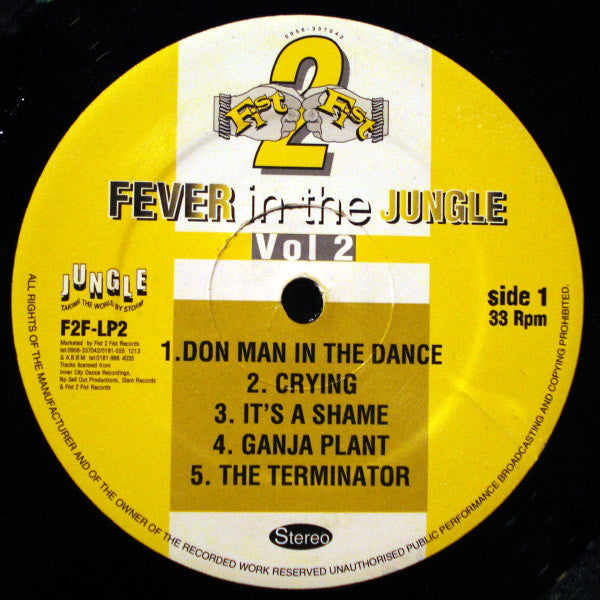 Various : Fever In The Jungle Vol 2 (LP, Comp)