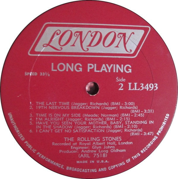 The Rolling Stones : Got Live If You Want It! (LP, Album, Mono, All)