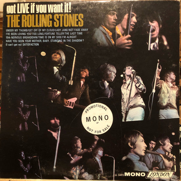 The Rolling Stones : Got Live If You Want It! (LP, Album, Mono, All)
