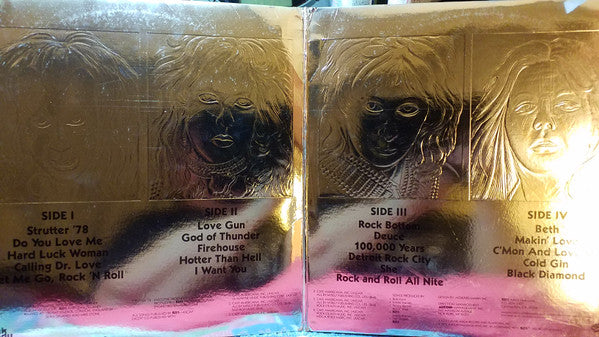 Kiss : Double Platinum (2xLP, Album, Comp, Ter)