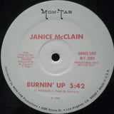 Janice McClain : Burnin' Up (12", Promo)