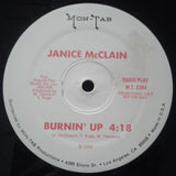 Janice McClain : Burnin' Up (12", Promo)