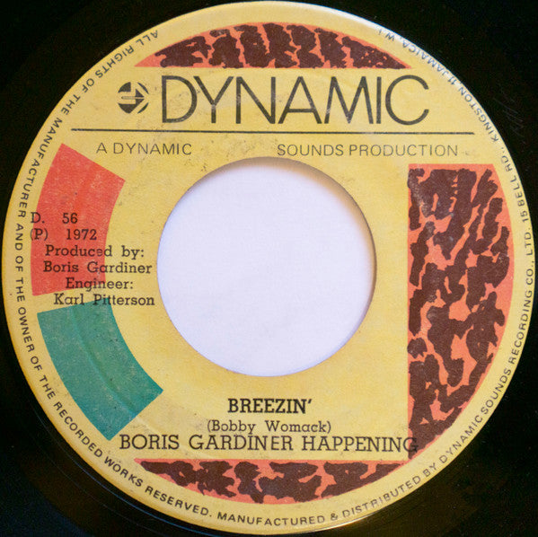 The Boris Gardiner Happening : Breezin' / The Meaning Of Christmas (7", Single)