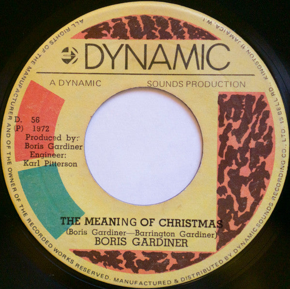 The Boris Gardiner Happening : Breezin' / The Meaning Of Christmas (7", Single)