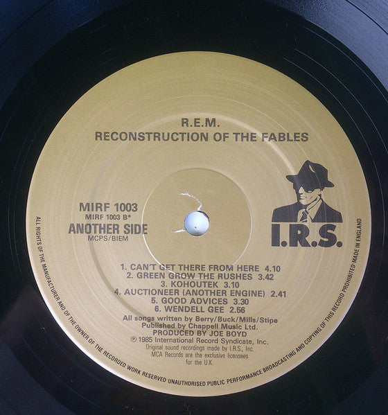 R.E.M. : Fables Of The Reconstruction / Reconstruction Of The Fables (LP, Album)