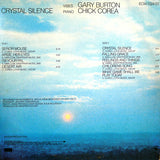 Gary Burton / Chick Corea : Crystal Silence (LP, Album, RE)