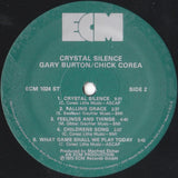 Gary Burton / Chick Corea : Crystal Silence (LP, Album, RE)