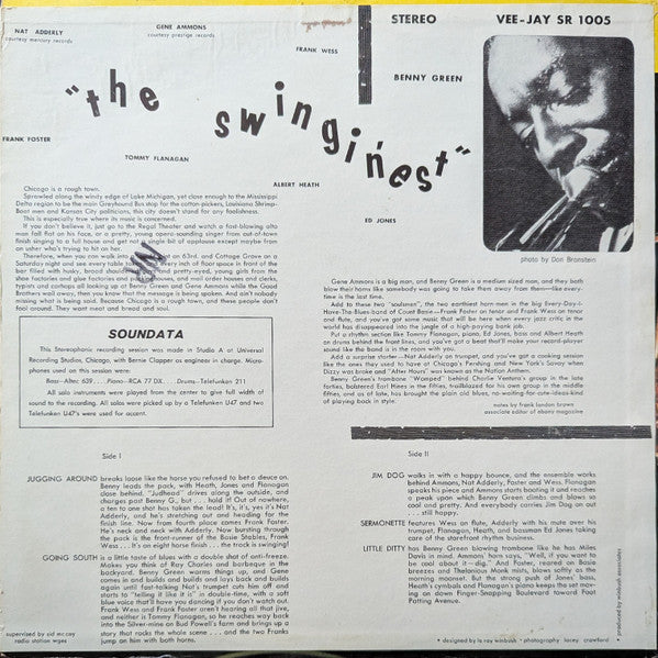 Bennie Green : The Swingin'est (LP, Album)