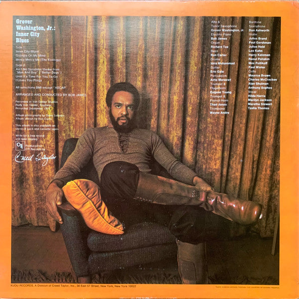 Grover Washington, Jr. : Inner City Blues (LP, Album, Pit)
