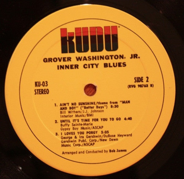Grover Washington, Jr. : Inner City Blues (LP, Album, Pit)
