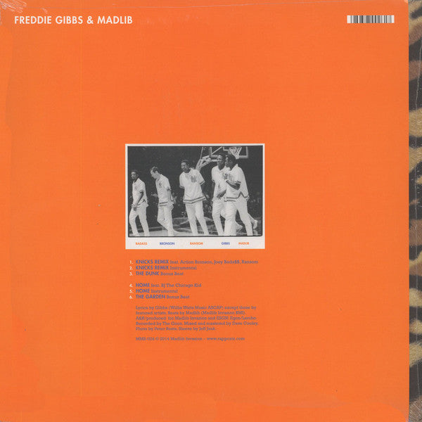 Freddie Gibbs & Madlib : Knicks Remix (12", EP)