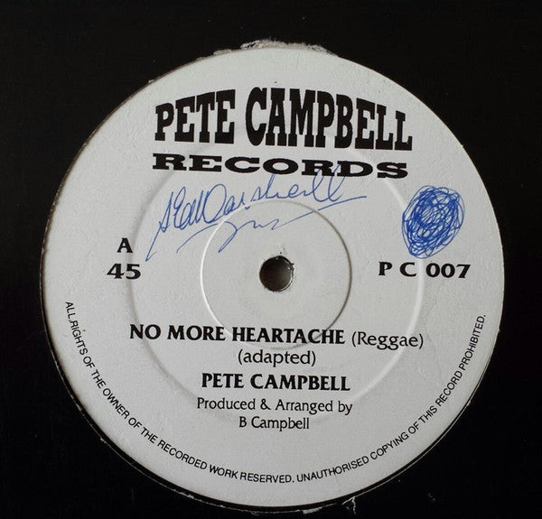 Pete Campbell : No More Heartache (12", Maxi)
