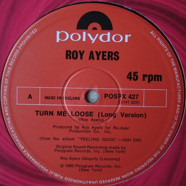 Roy Ayers : Turn Me Loose (12", Single)
