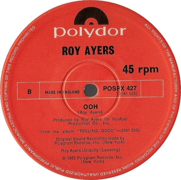 Roy Ayers : Turn Me Loose (12", Single)