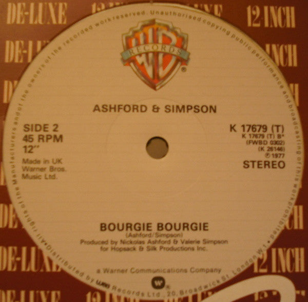 Ashford & Simpson : Love Don't Make It Right / Bourgie Bourgie (12", Single, MP)