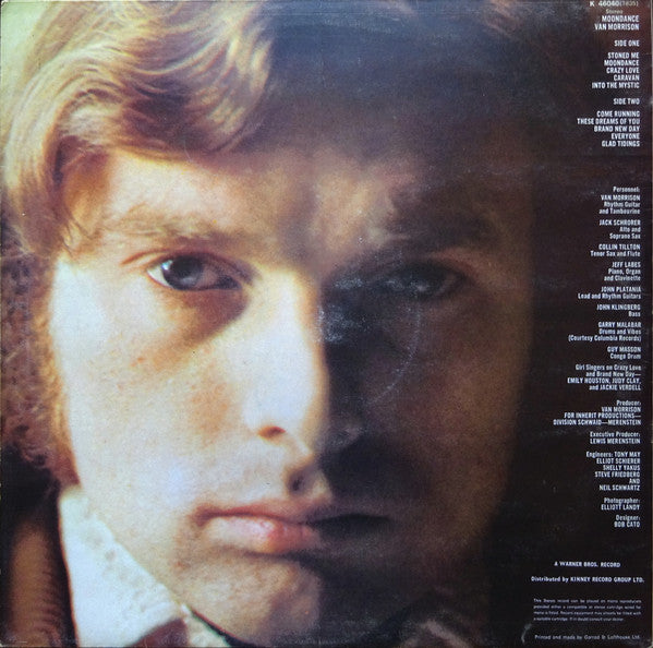 Van Morrison : Moondance (LP, Album, RE, Bur)