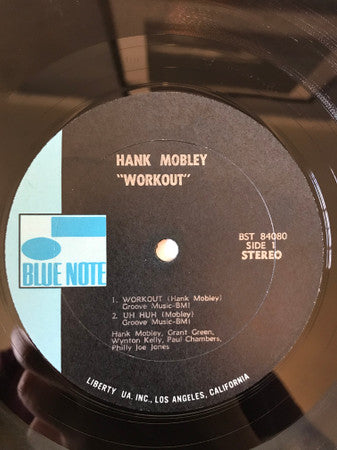 Hank Mobley : Workout (LP, Album, RE)
