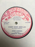 Mickey Simpson Featuring Ranking Keeble : Chant Down Babylon (12")