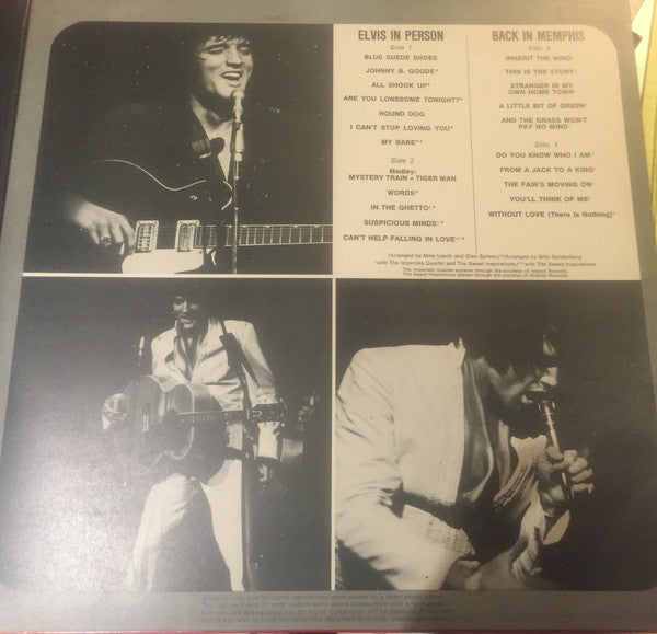 Elvis Presley : Elvis In Person At The International Hotel (LP, Album)