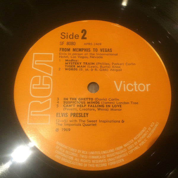 Elvis Presley : Elvis In Person At The International Hotel (LP, Album)